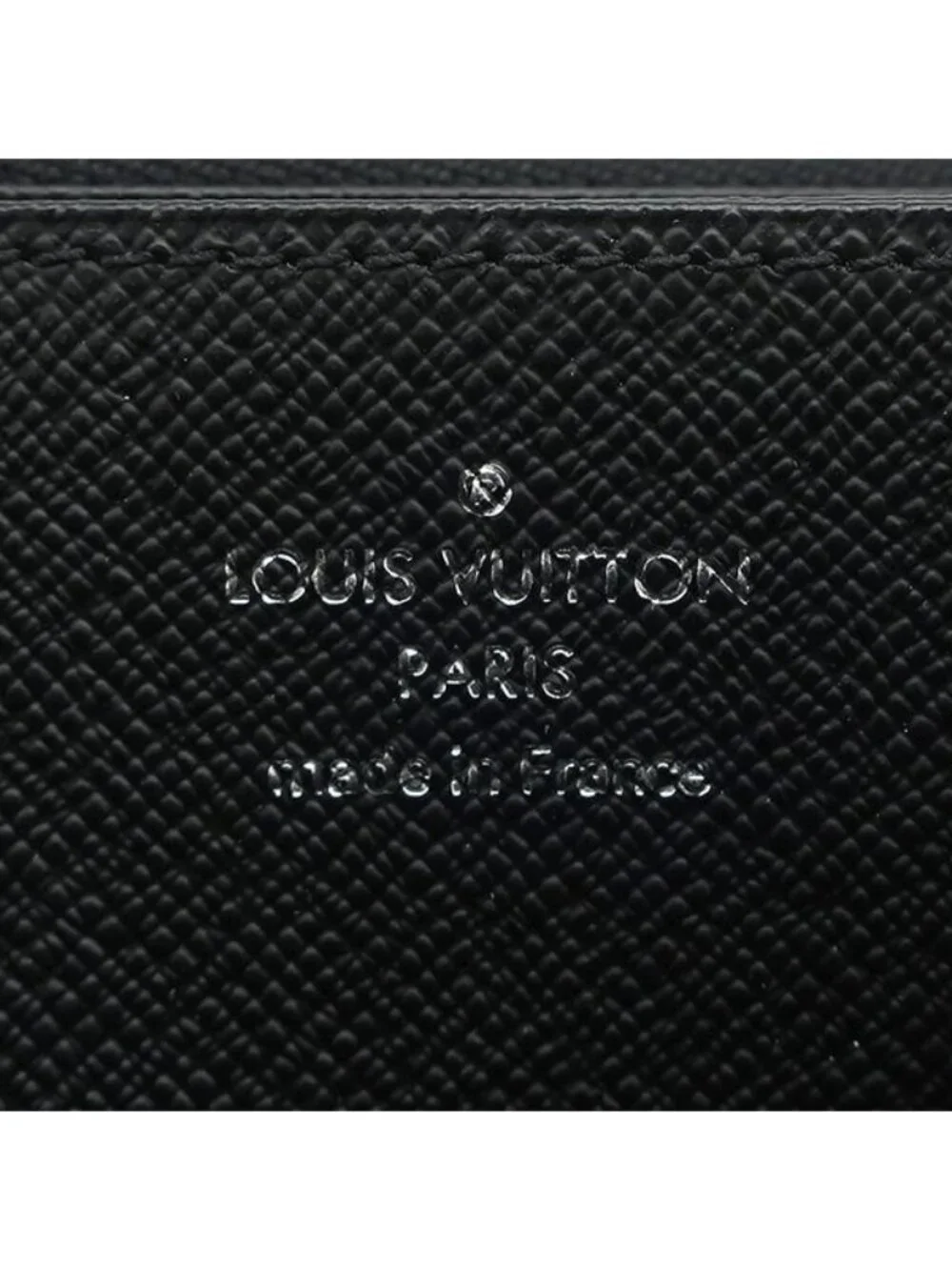 Louis Vuitton Wallet Zippy Epi Leather Noir Silver Black Round Zip Around Coin